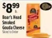 Pioneer Supermarkets Boar's Head Smoked Gouda Cheese offer