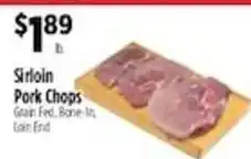 Pioneer Supermarkets Sirloin Pork Chops offer