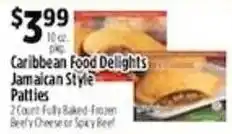 Pioneer Supermarkets Caribbean Food Delights Jamaican Style Patties offer