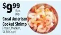 Pioneer Supermarkets Great American Cooked Shrimp offer