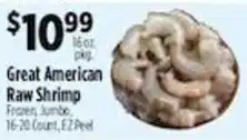 Pioneer Supermarkets Great American Raw Shrimp offer