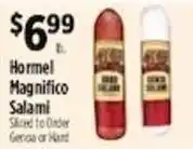 Pioneer Supermarkets Hormel Magnifico Salami offer