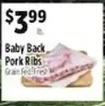 Pioneer Supermarkets Baby Back Pork Ribs offer