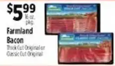 Pioneer Supermarkets Farmland Bacon offer