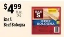 Pioneer Supermarkets Bar S beef bologna offer
