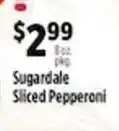 Pioneer Supermarkets Sugardale Sliced Pepperoni offer