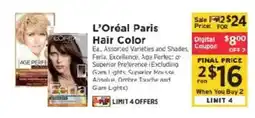 ShopRite L'Oréal Paris Hair Color offer
