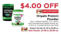 ShopRite Orgain Protein Powder offer