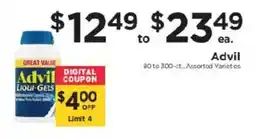 ShopRite Advil Liqui-Gels offer