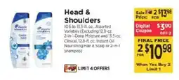 ShopRite Head & Shoulders shampoo offer