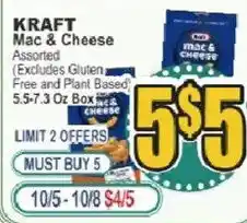 Food Universe Kraft mac & cheese offer