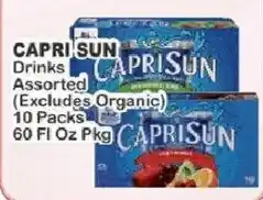 Food Universe Capri Sun drinks assorted offer