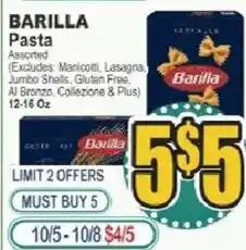 Food Universe Barilla Pasta offer