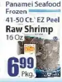 Food Universe Panamei Seafood Frozen Raw Shrimp offer