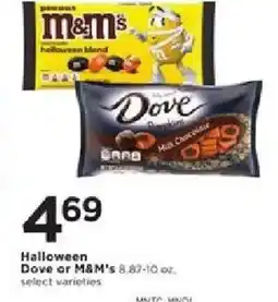 Cub Foods Halloween Dove or M&M's offer