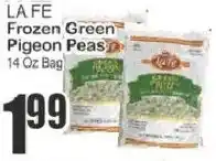 Food Universe La Fe frozen green pigeon peas offer