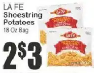 Food Universe La Fe shoestring potatoes offer