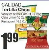 Food Universe Calidad tortilla chips offer