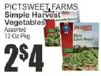 Food Universe Pictsweet Farms Simple Harvest Vegetables offer