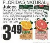 Food Universe Florida's natural juices offer