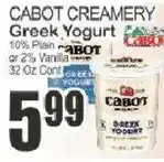 Food Universe Cabot Creamery Greek Yogurt offer
