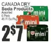 Food Universe Canada Dry Soda Products offer