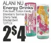 Food Universe Alani Nu Energy Drinks offer