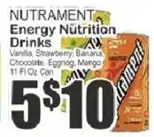 Food Universe Nutrament energy nutrition drinks offer