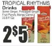 Food Universe Graco tropical rhythms drinks offer