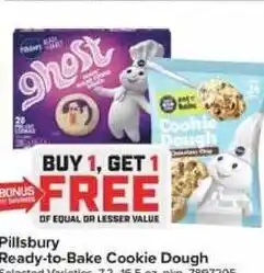 Giant Food Pillsbury Ready-to-Bake Cookie Dough offer