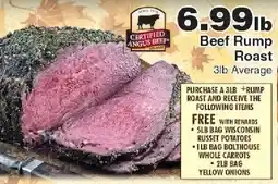 Piggly Wiggly Certified Angus Beef Beef Rump Roast offer