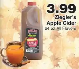 Piggly Wiggly Ziegler's Apple Cider offer