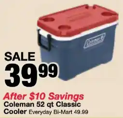 Bi-Mart Coleman 52 qt Classic Cooler offer