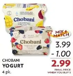 Reasors Chobani Yogurt offer