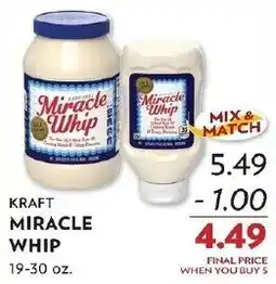 Reasors Kraft miracle whip offer