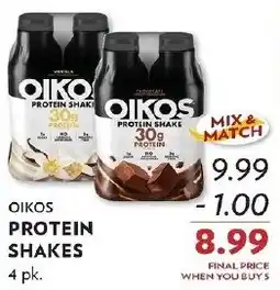 Reasors Oikos protein shakes offer