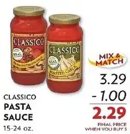 Reasors Classico pasta sauce offer