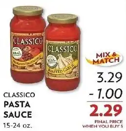 Classico pasta sauce