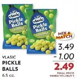 Reasors Vlasic pickle balls offer
