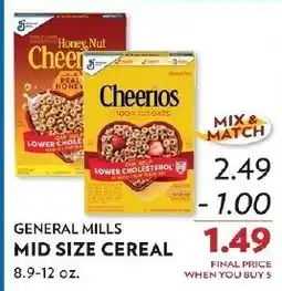 Reasors General Mills mid size cereal offer