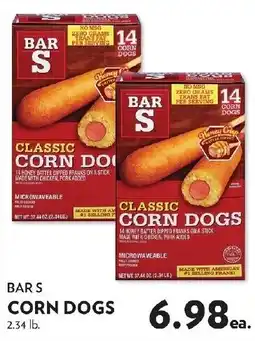Reasors Bar S corn dogs offer