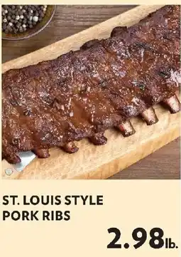 Reasors St. louis style pork ribs offer