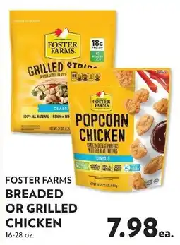 Reasors Foster Farms breaded or grilled chicken offer