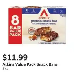 Fareway Atkins protein snack bar offer