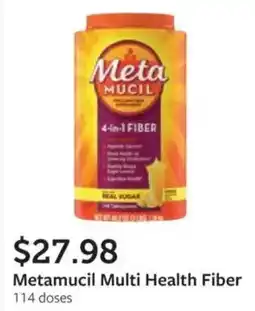 Fareway Metamucil Multi Health Fiber offer