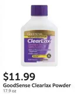 Fareway Goodsense clearlax powder offer
