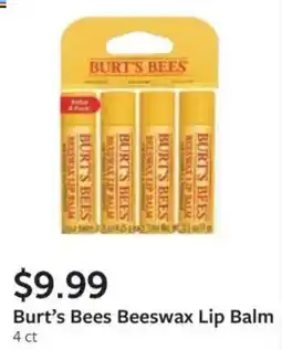 Fareway Burt's Bees Beeswax Lip Balm offer