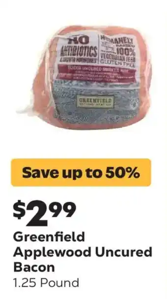 Greenfield Applewood Uncured Bacon