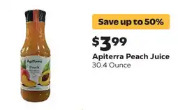 Grocery Outlet Apiterra Peach Juice offer