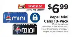 ShopRite Pepsi Mini Cans offer